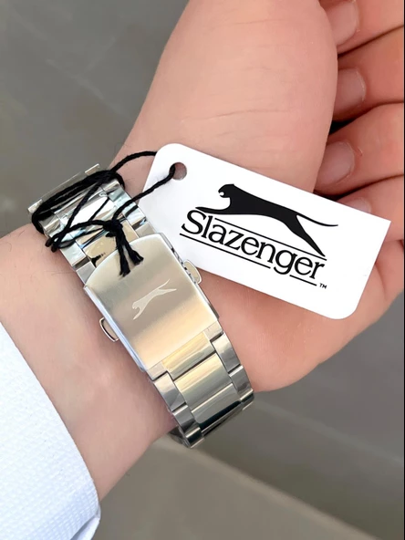Slazenger Çelik Kordon İç Fonksiyonları Aktif 10 Atm Suya Dayanıklı Erkek Kol Saati ESL9.2215.2.03 - Resim 6