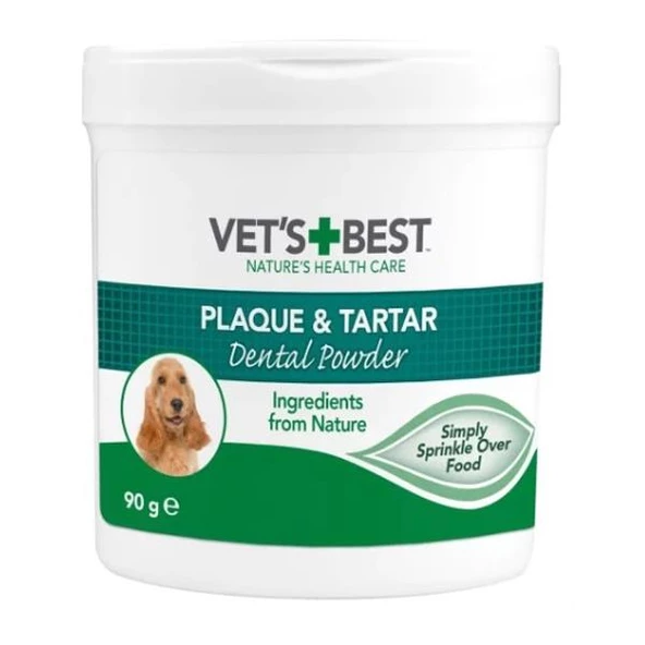 Vet's Best Deniz ve Spirulina Yosunu Özlü Plak Tartar Önleyici Köpek Ağız Bakım Tozu 90 Gr ürün görseli