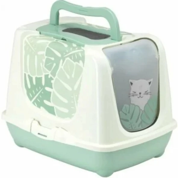 Moderna Eden Trendy Fitreli Kapalı Kedi Tuvaleti 50 X 39 X 39 cm