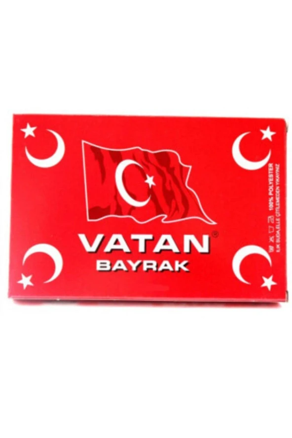 Vatan Masa Bayrağı Türk Bayrağı %100 Polyester 30x45 Cm