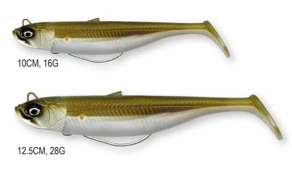 Savage Gear Savage Minnow Weedless 12.5 cm 28 gr 2+1  Lemon Back - 3