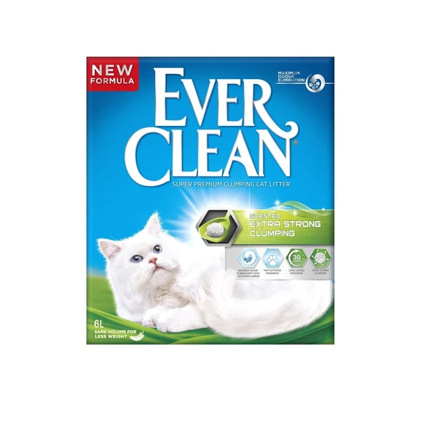 Ever Clean Extra Strong Kokulu İnce Taneli Topaklaşan Kedi Kumu 6 L