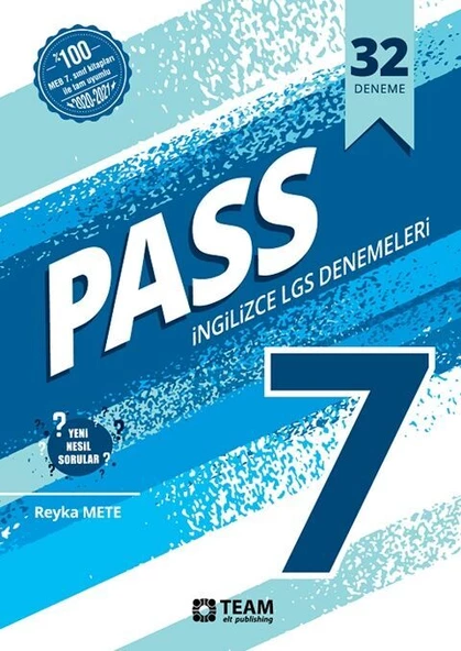 Team Elt Publishing 7. Sınıf İngilizce PASS 32 Deneme