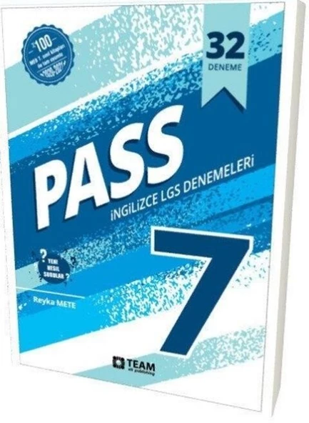 Team Elt Publishing 7. Sınıf Pass LGS İngilizce 32 Deneme Sınavı