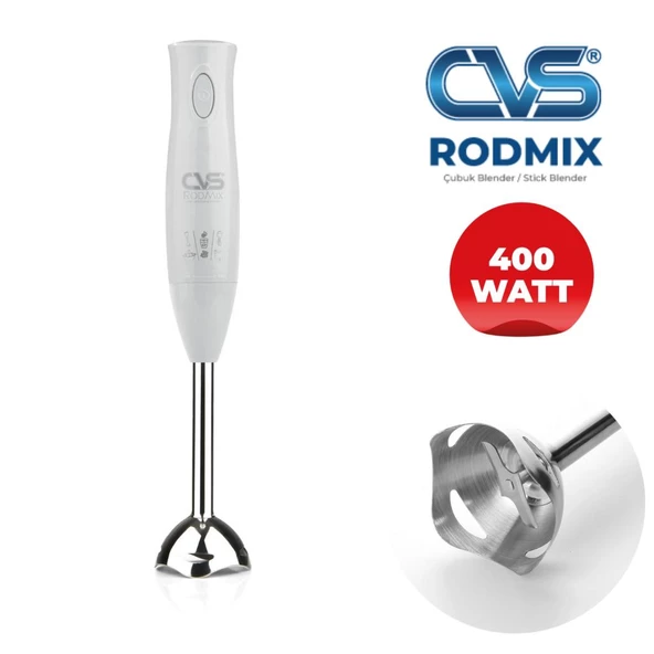 CVS DN 1251 Rodmix Çubuk Blender 400 Watt - BEYAZ