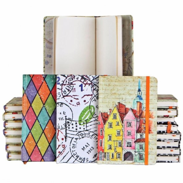 Toptan Defter 60 Adet Sert Kapak Çizgisiz Sayfa 3 Model - 2
