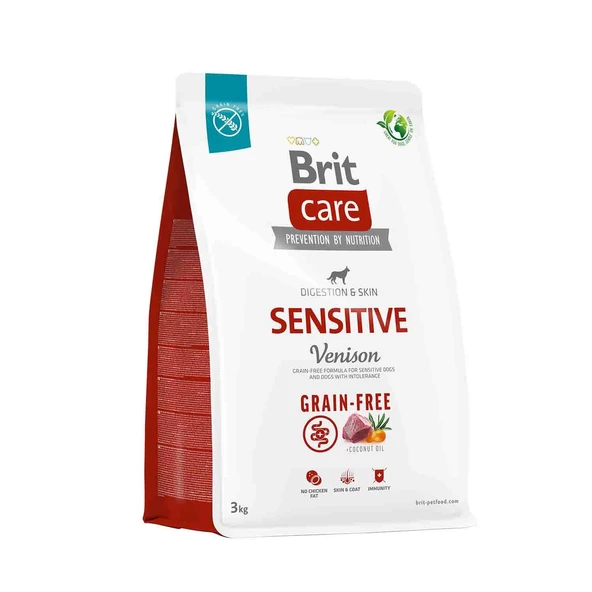 Brit Care Sensitive Digestion & Skin Geyikli ve Patatesli Tahılsız Yetişkin Köpek Maması 3 kg ürün görseli 1