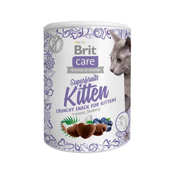 Brit Care Glütensiz Süper Besinli Yavru Kedi Ödülü 100gr