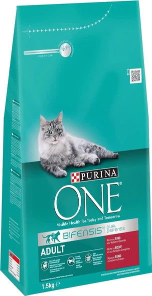Purina One Sığır Etli Yetişkin Kedi Maması 1,5 Kg
