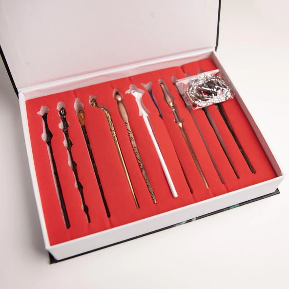 Harry Potter 12 Parça Asa Anahtarlık Seti Öel Kutulu ürün görseli