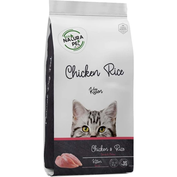 Eco Natura Tavuklu Yavru Kedi Maması 15 Kg