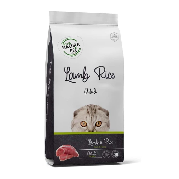 Eco Natura Kuzu Etli Yetişkin Kedi Maması 15 Kg