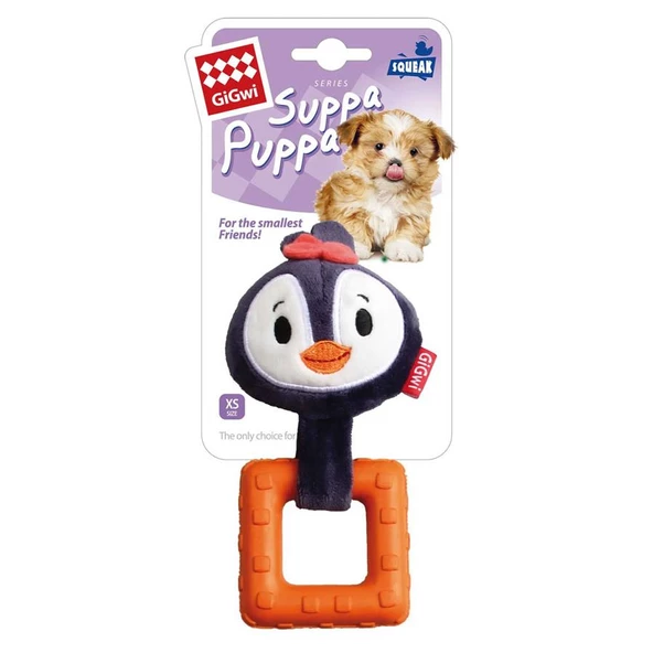 Gigwi Suppa Puppa Penguen Diş Kaşıma Köpek Oyuncağı 16 Cm