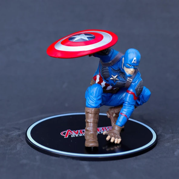 Kaptan Amerika Action Karakter Figür Oyuncak - Resim 3