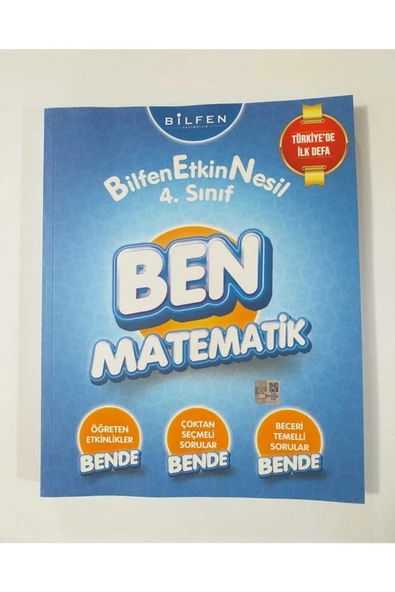 Bilfen Yayınları 4.sınıf Ben Matematik Etkinlik Kitabı ürün görseli