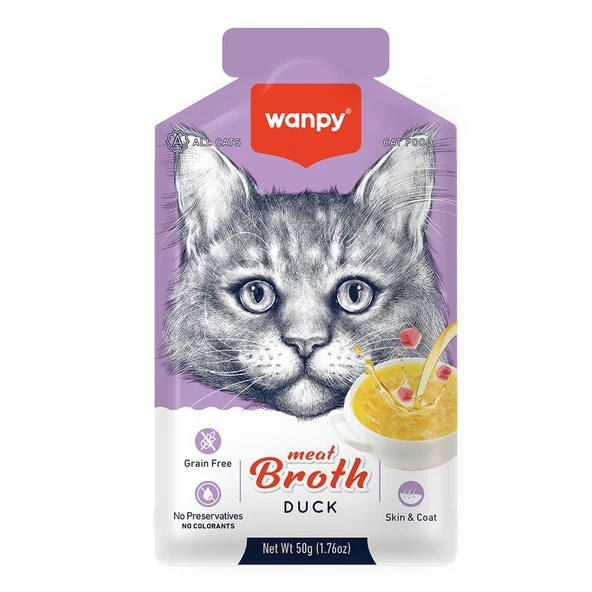 Wanpy Ördek Etli Kedi Çorbası 50 Gr