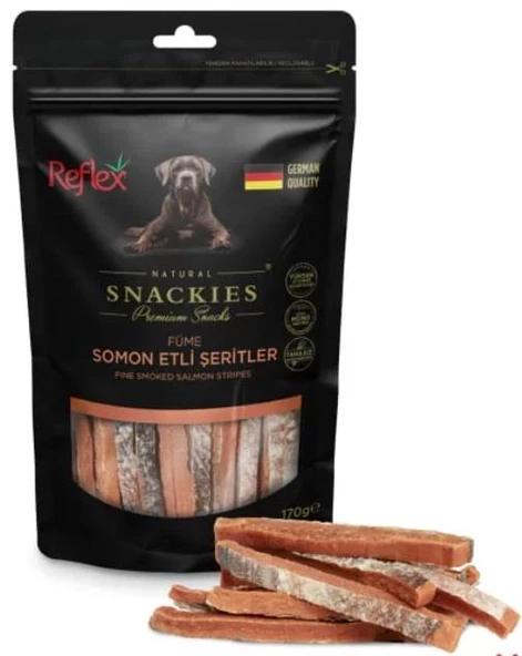 Reflex Snackies Füme Somon Etli Şeritler Köpek Ödülü 170 Gr