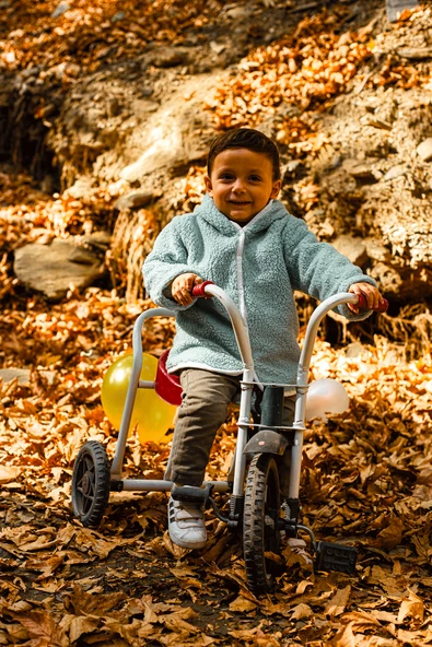 Heritage Puffy Astarlı Peluş Bebek Çocuk Ceket - Kopüşonlu Peluş Mont - ZTPUFCEKET  1-2 yaş KAHVERENGİ - 9