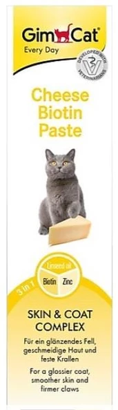 Gimcat Cheese Paste Peynirli Biotin Kedi Macunu 200 Gr