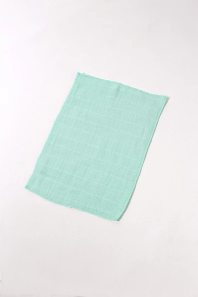 6'lı Müslin Ağız Mendili , Omuz Bezi , Ter Bezi Çift Kat Dikimli 35x20 cm - ZTAGIZMENDİLİ2 Mint - 3