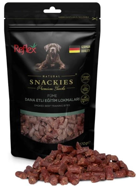 Reflex Snackies Füme Dana Etli Köpek Ödül Küpleri 170 Gr