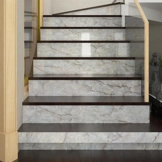 5mt X 60 Cm Mermer Desenli Masa Tezgah Mutfak Su Geçirmez Yapışkanlı Folyo Sticker - Resim 2