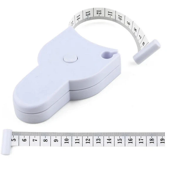 Bel Ölçer Metre Vücut Boyun Kol Bacak Ölçüm Mezura Bel Çevresi Yağ Ölçer Metre 150cm Mezro
