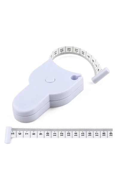 Bel Ölçer Metre Vücut Boyun Kol Bacak Ölçüm Mezura Bel Çevresi Yağ Ölçer Metre 150cm Mezro - 6