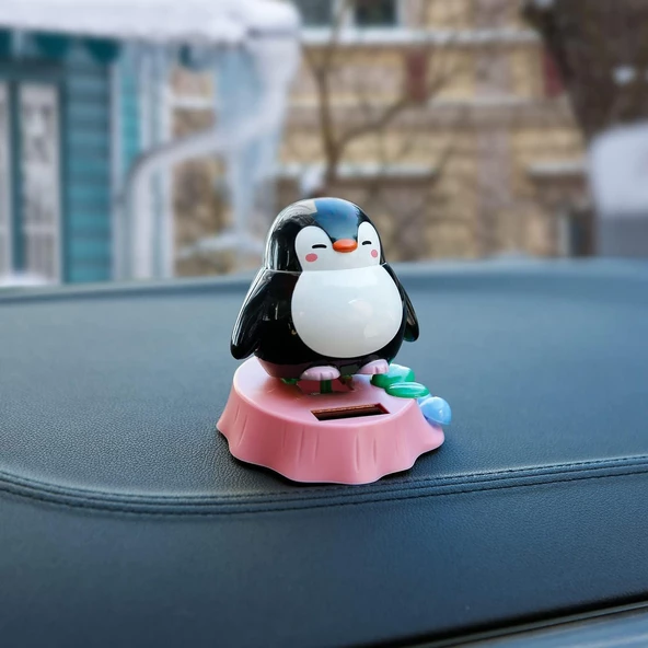Penguen Güneş Enerjili Dans Oyuncağı Biblo - Resim 3