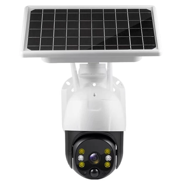 Wifi Uygulamalı Gece Görüşlü Solar Güneş Enerjili Kamera Akıllı Dış Mekan Güvenlik Kamerası - 6