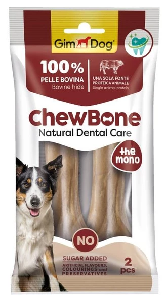 Gimdog Chew Bone Diş Sağlığı Destekleyici Köpek Çiğneme Kemiği 13 Cm 2 li