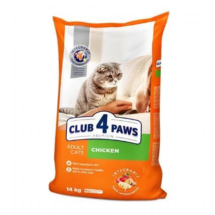 Club 4 Paws Premium Tavuklu Yetişkin Kedi Maması 14 Kg