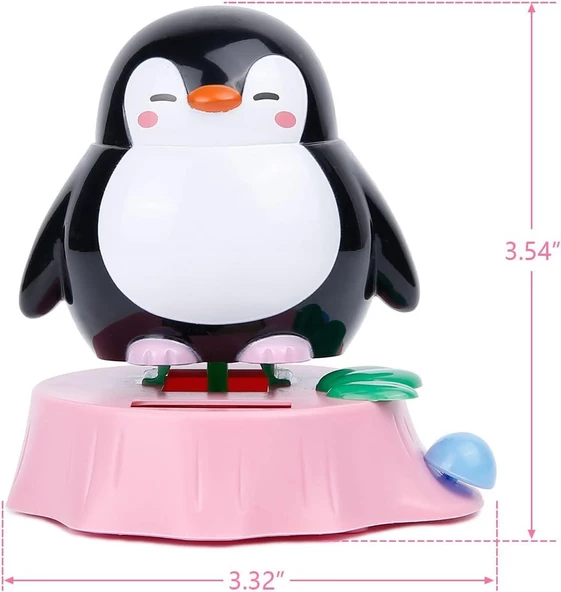 Penguen Güneş Enerjili Dans Oyuncağı Biblo - Resim 2