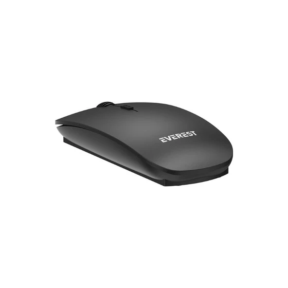 Everest SM-12 Kablosuz Mouse, Slim, Siyah - 6