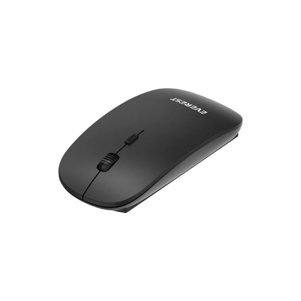 Everest SM-12 Kablosuz Mouse, Slim, Siyah - 2