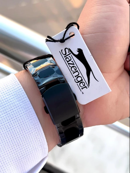 SL.1.376 Slazenger Çelik Kordon İç Fonksiyonları Aktif 5 Atm Su Geçirmez Erkek Kol Saati - Resim 5