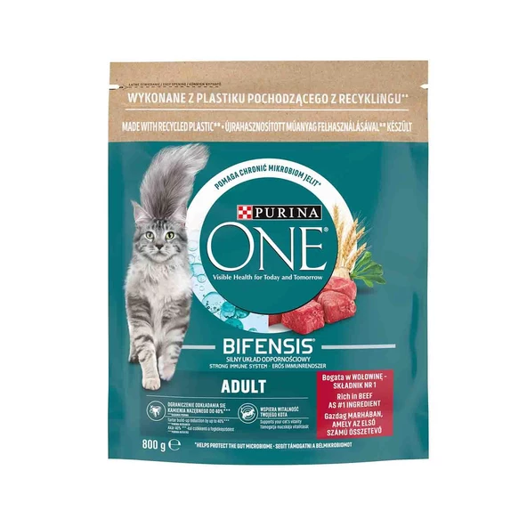 Purina One Sığır Etli Yetişkin Kedi Maması 800 gr