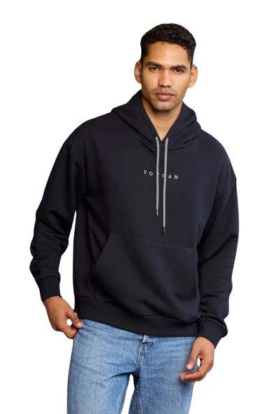 Kly Erkek Uzun Kol Kapşonlu Sweatshırt 503