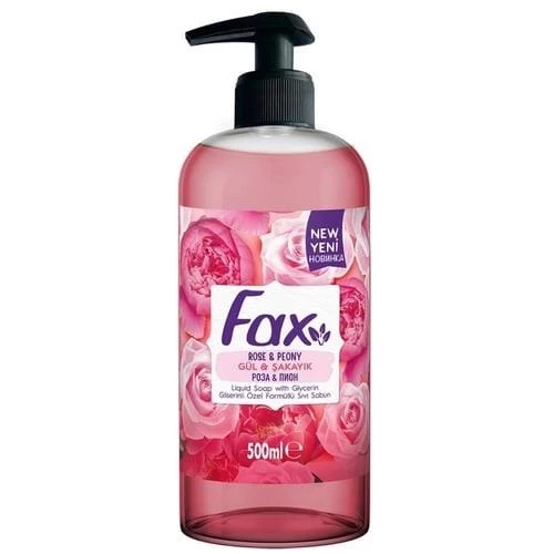Fax Sıvı Sabun Gül Şakayık 500 Ml