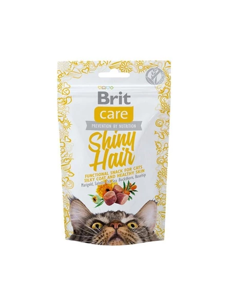 Brit Care Snack Shiny Hair  Kedi Tüy Bakım Ödül Maması 50 G