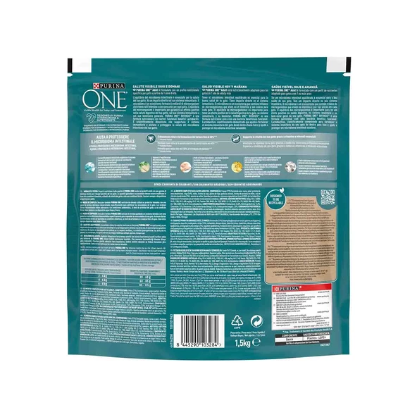 Purina One Tavuklu Yetişkin Kedi Maması 1,5kg - 2