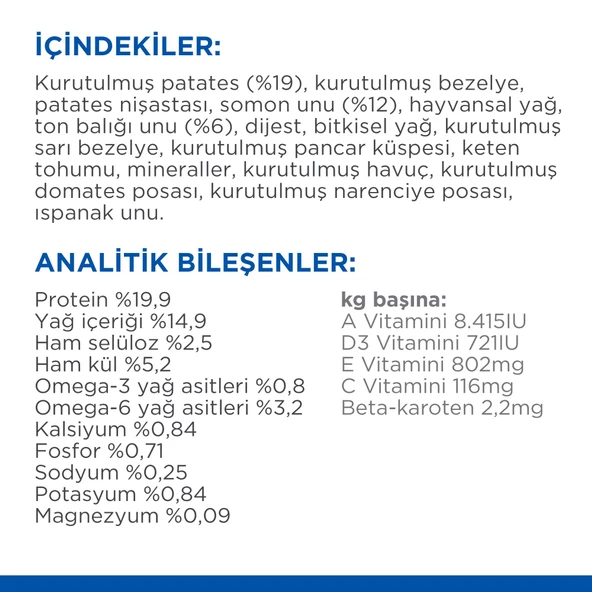 Hill's SCIENCE PLAN Hipoalerjenik Yetişkin Orta Irk Somonlu Köpek Maması 10 kg + 2 kg - Resim 4