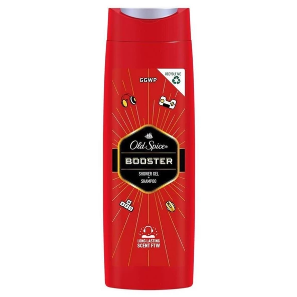Old Spice Duş Jeli Booster 400 Ml