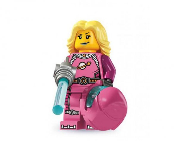 Lego Minifigür - Seri 6 - 8827 - intergalactic Girl