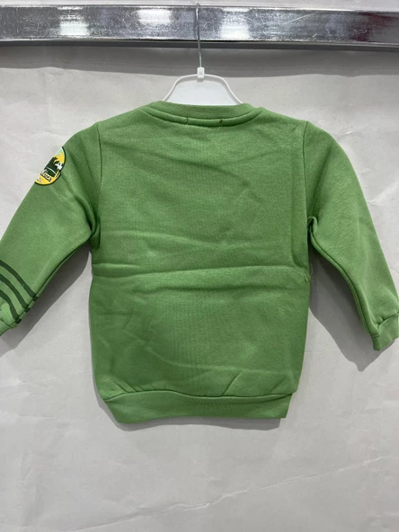 uğurböceğiçocuk Üç İp Kumaş New Friends Yazı Baskılı Sweat 11963 - 10