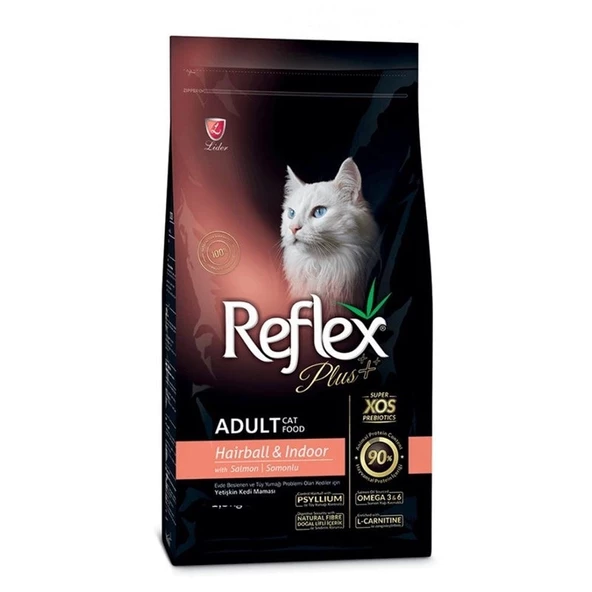 Reflex Plus Somonlu Hairball Yetişkin Kedi Maması 15 kg ürün görseli 1