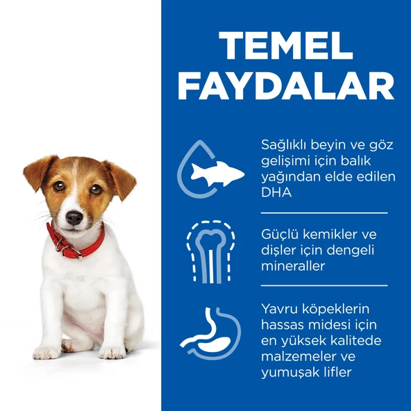 Hill's SCIENCE PLAN Küçük ve Mini Irk Tavuklu Yavru Köpek Maması 1.5kg - Resim 3