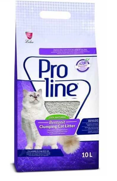 Proline Lavanta Kokulu İnce Taneli Kedi Kumu 10 LT