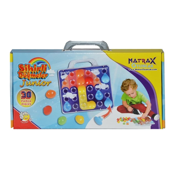 039 Matrax, Sihirli Düğmeler - Junior , 30 parça