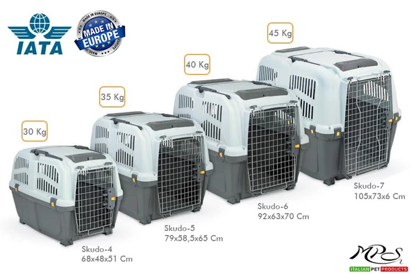 Skudo Iata 3  Kedi Köpek Taşıma Kafesi 60 Cm - 3